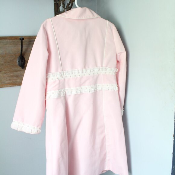 Trish Scully Size 6X Light Pink Dress Coat Ribbon/Pearls - Picture 5 of 5
